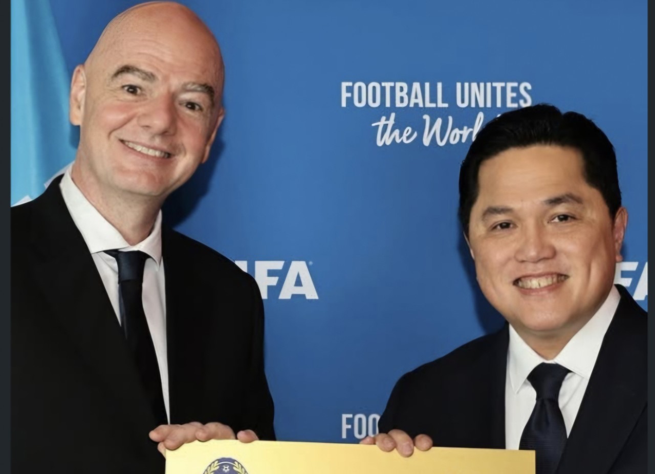 Presiden FIFA Gianni Infantino Soroti National Training Centre PSSI di IKN