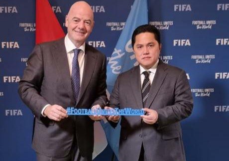 Bertemu FIFA, Erick Thohir Bersyukur Indonesia Terhindar dari Sanksi Berat