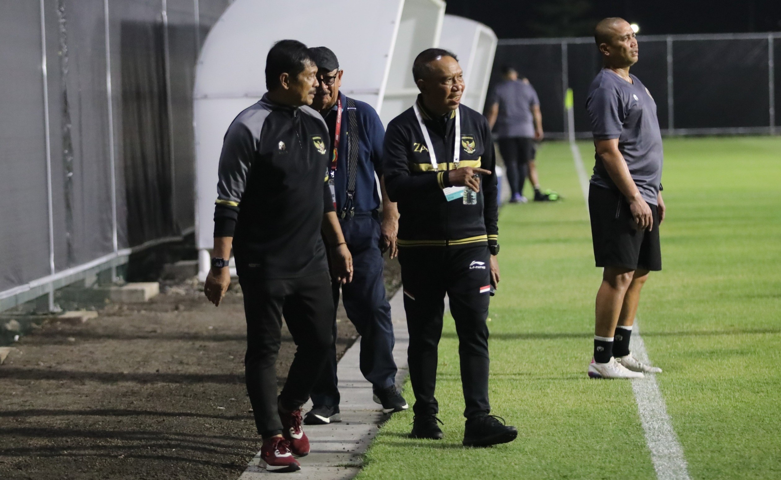 Pantau Latihan, Waketum PSSI Zainudin Amali Plong Kondisi Pemain U-17 Terjaga