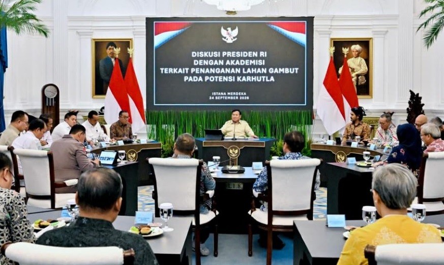 Presiden Dorong Solusi Ilmiah untuk Pencegahan Kebakaran Lahan Gambut