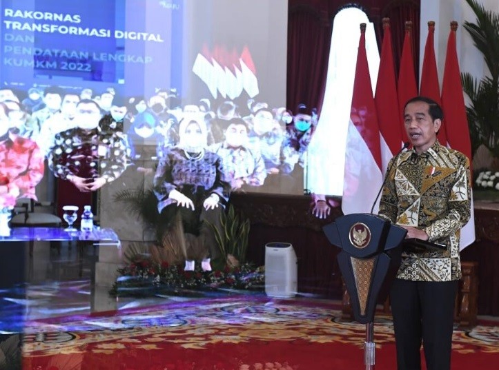 Presiden Dorong Peningkatan Pelaku UMKM dalam Ekosistem Digital