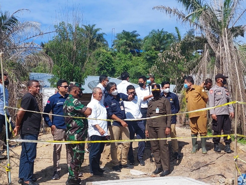 Bupati Aceh Timur Apresiasi SKK MIgas Tutup Sumur Ilegal yang Terbakar di Rantau Peureulak